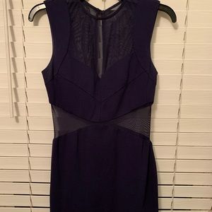 Navy B. Darlin dress with side cutouts. Size 7/8. Perfect for weddings!